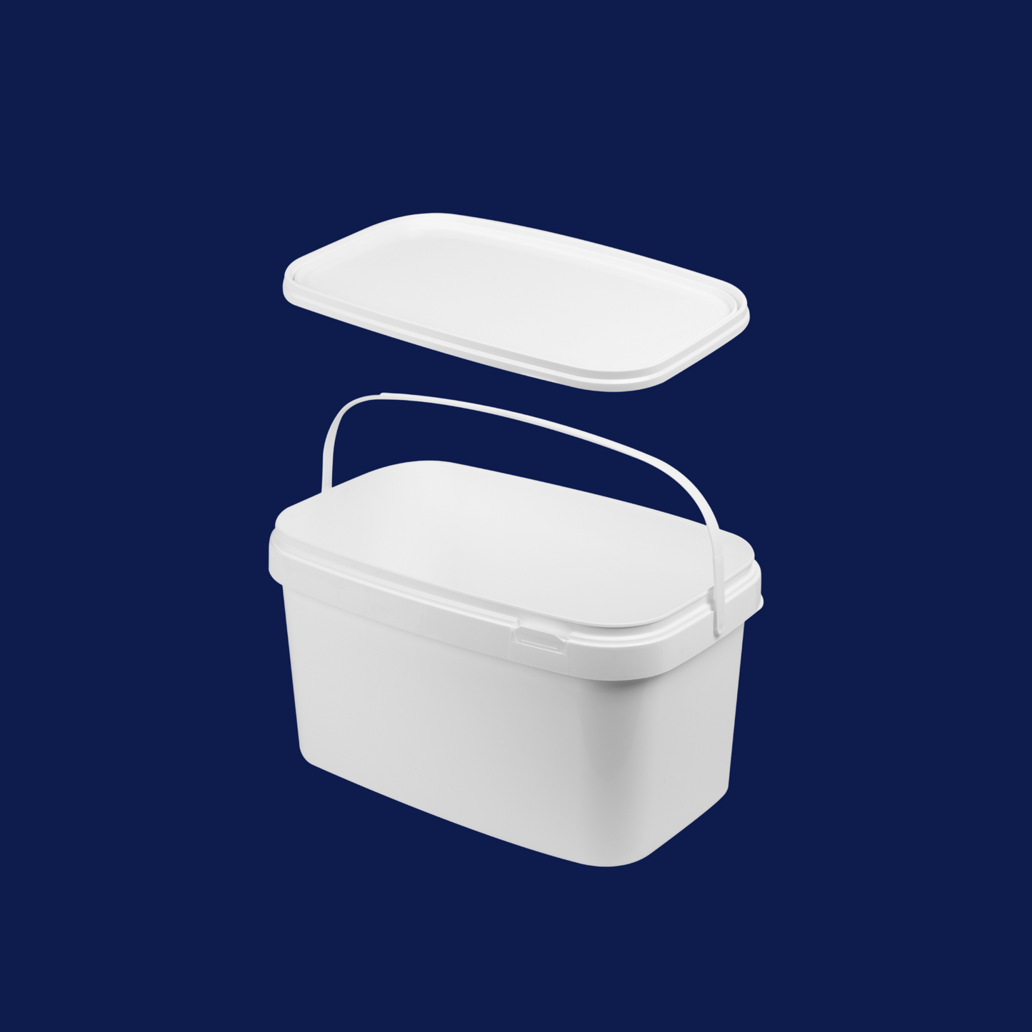 Rectangular plastic bucket - FK-E 10,000 