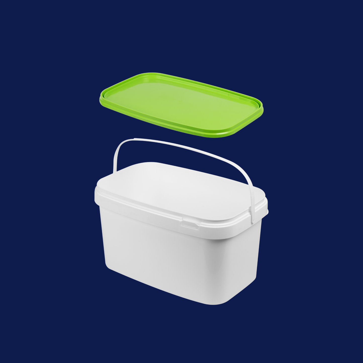 Rectangular plastic bucket - FK-E 10,000