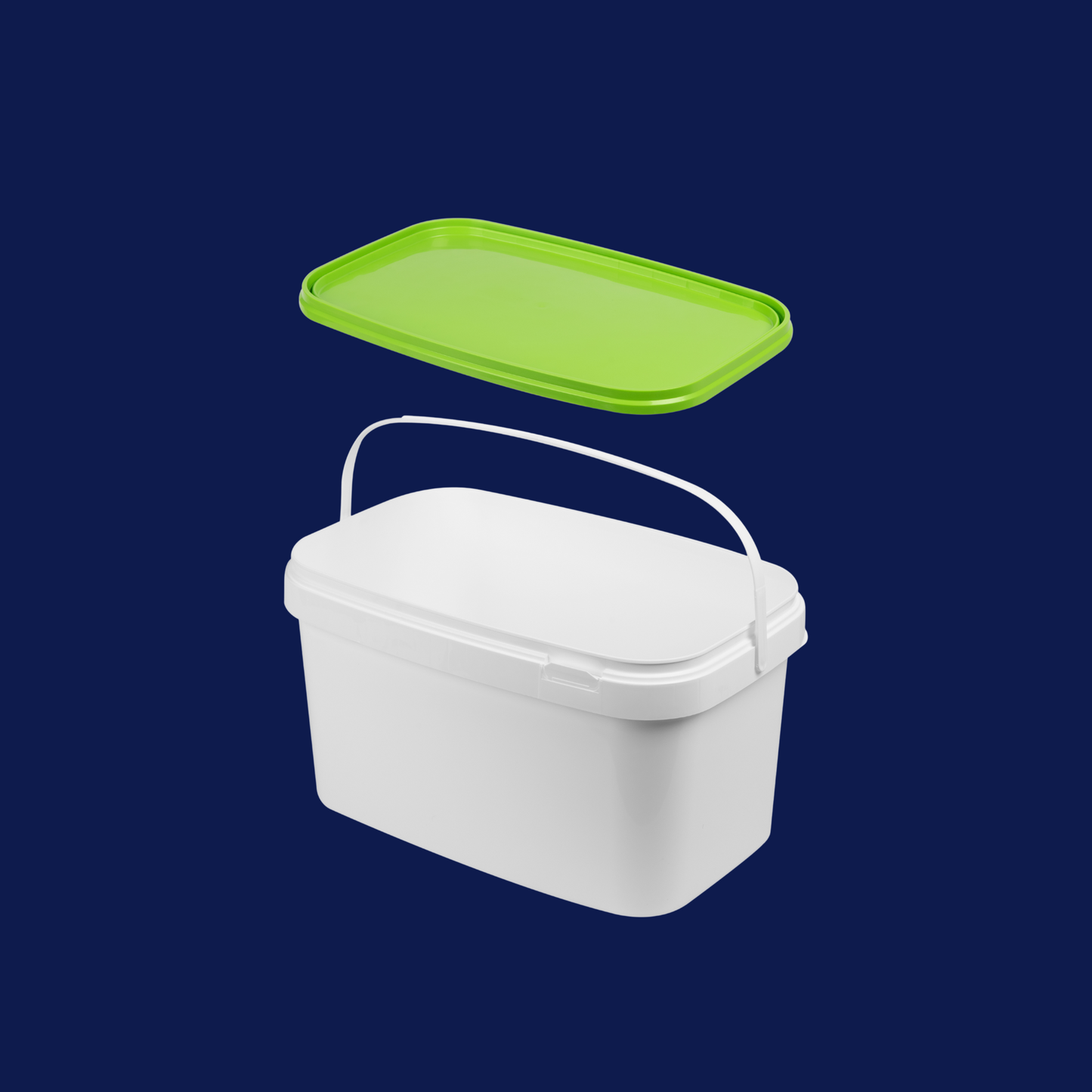 Rectangular plastic bucket - FK-E 10,000 