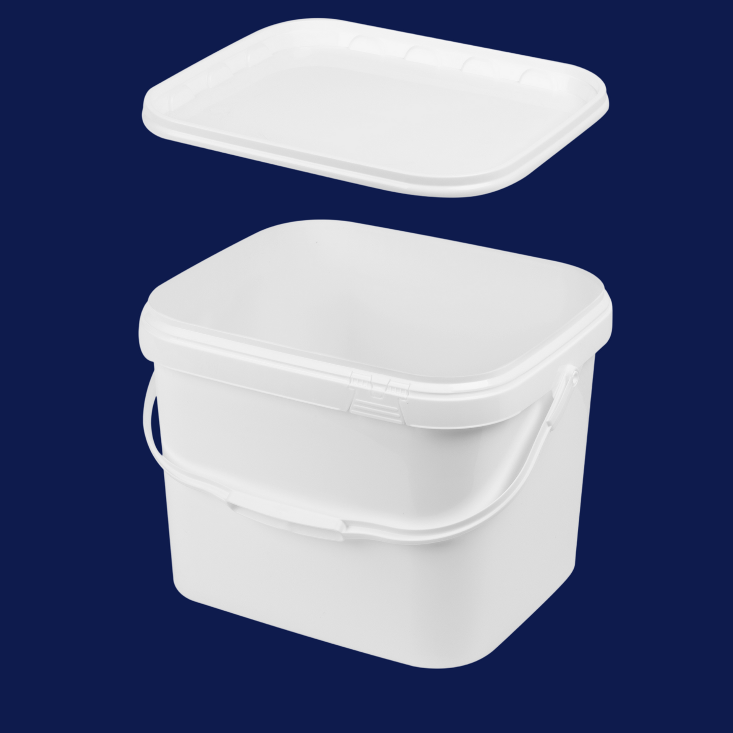 Square plastic bucket - FK-Q 100 