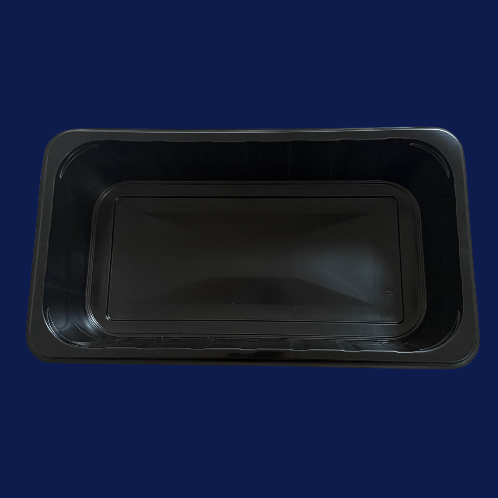 Siegelschale FS 266-65 für Spargel – 750 g, PP, schwarz