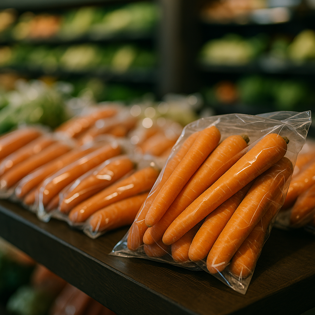 Kunstoffverpackungen Karotten