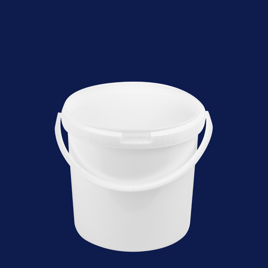 Kunststoffeimer rund 10.5L weiss
