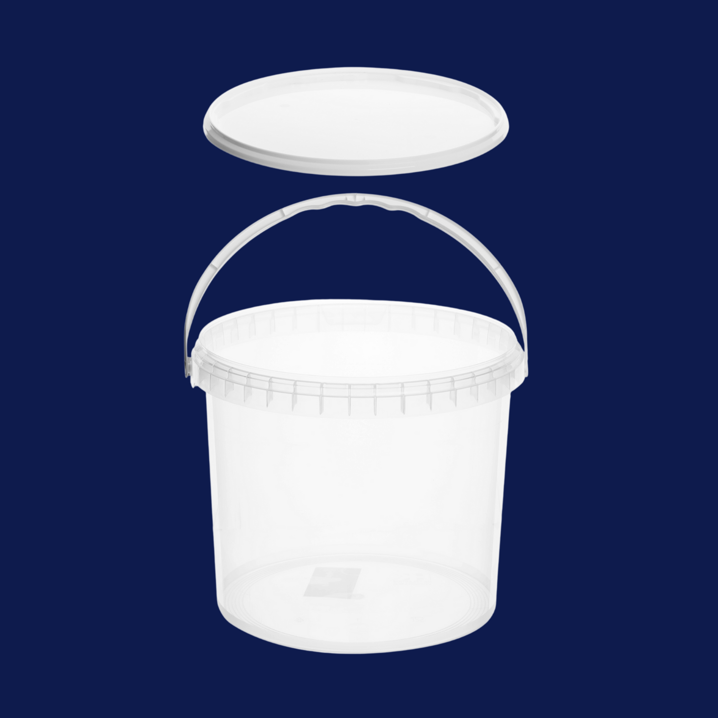 Kunststoffeimer rund 5,7L - weiss 
