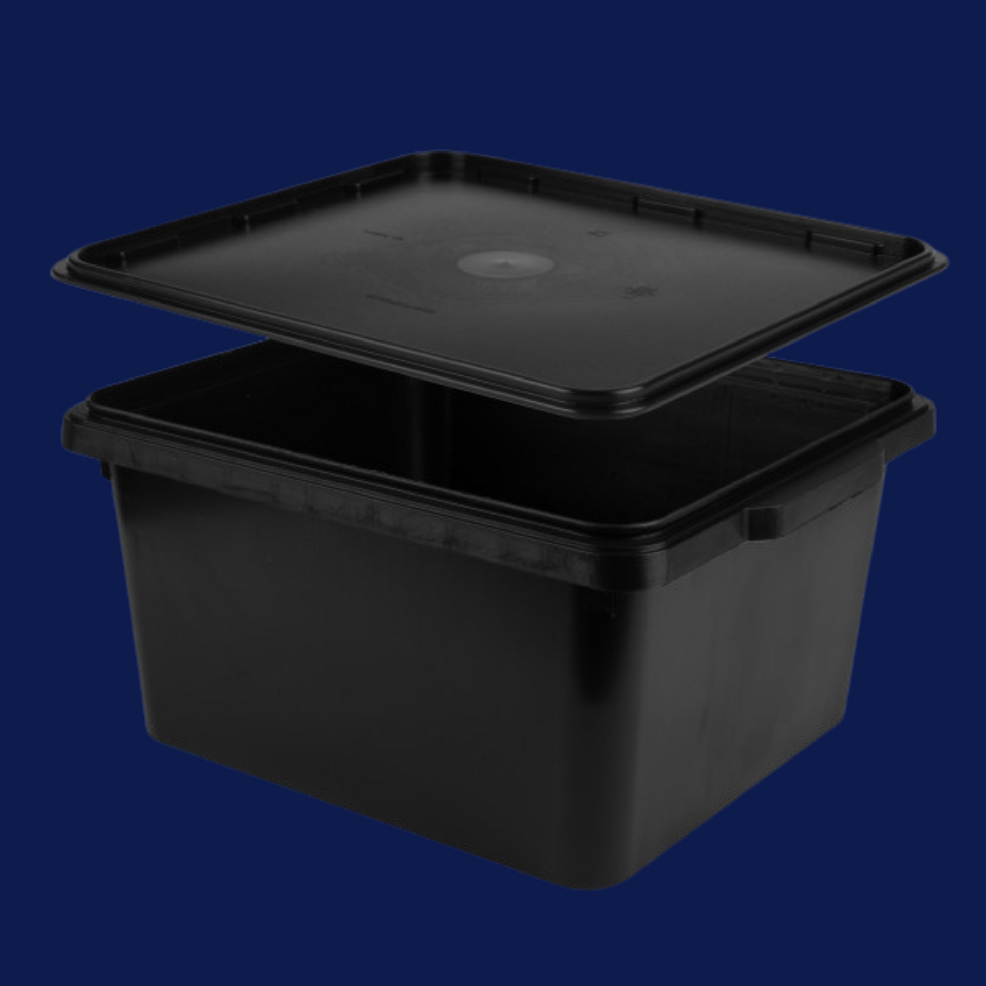 Rechteckschale 10L schwarz