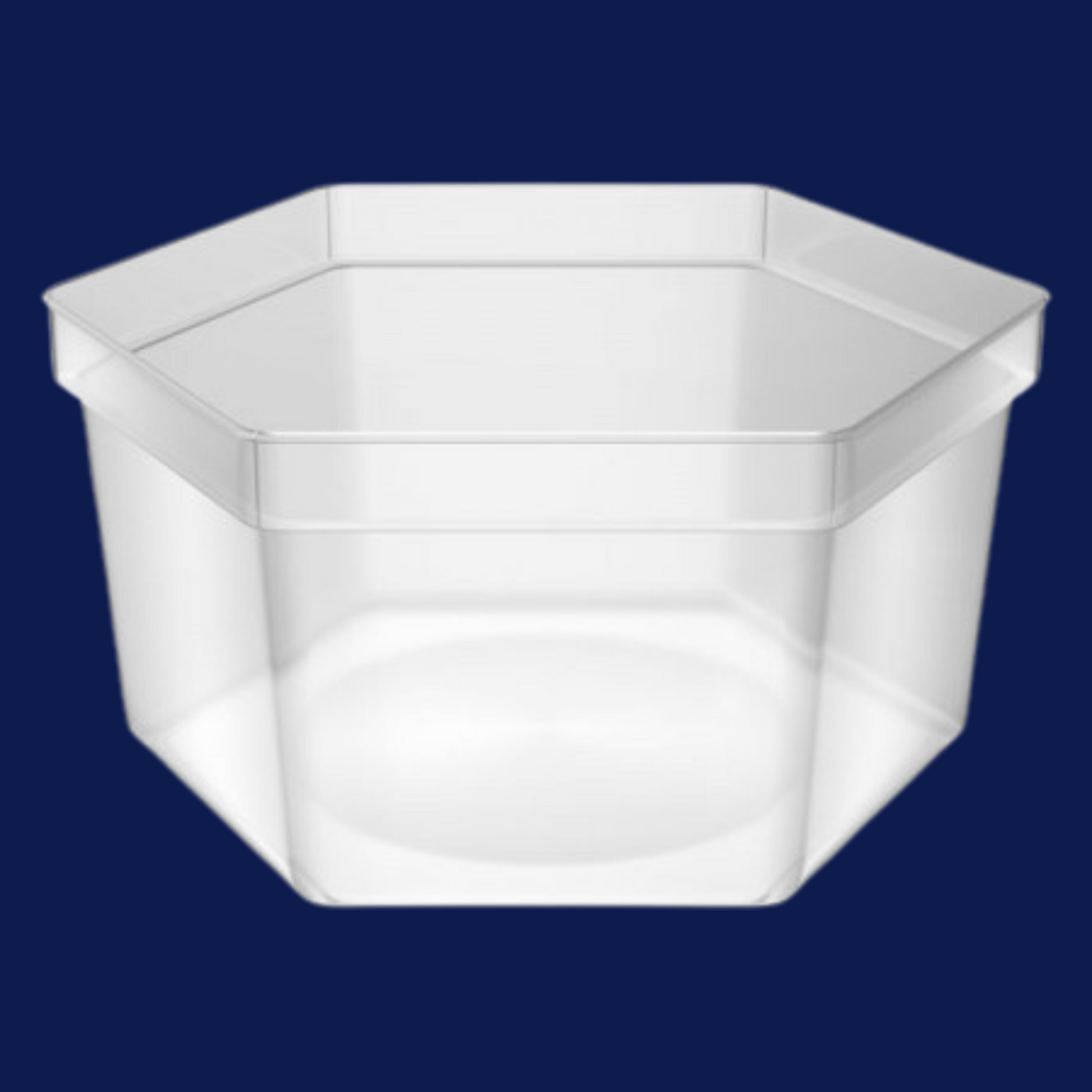 Rechteckschale 1700 ml transparent