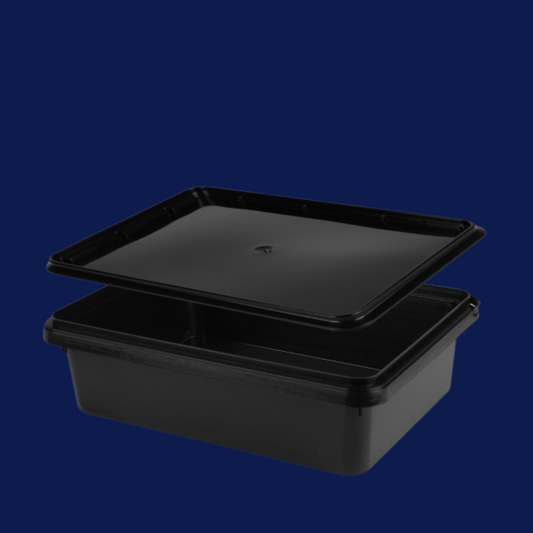 Rechteckschale 5800 ml schwarz