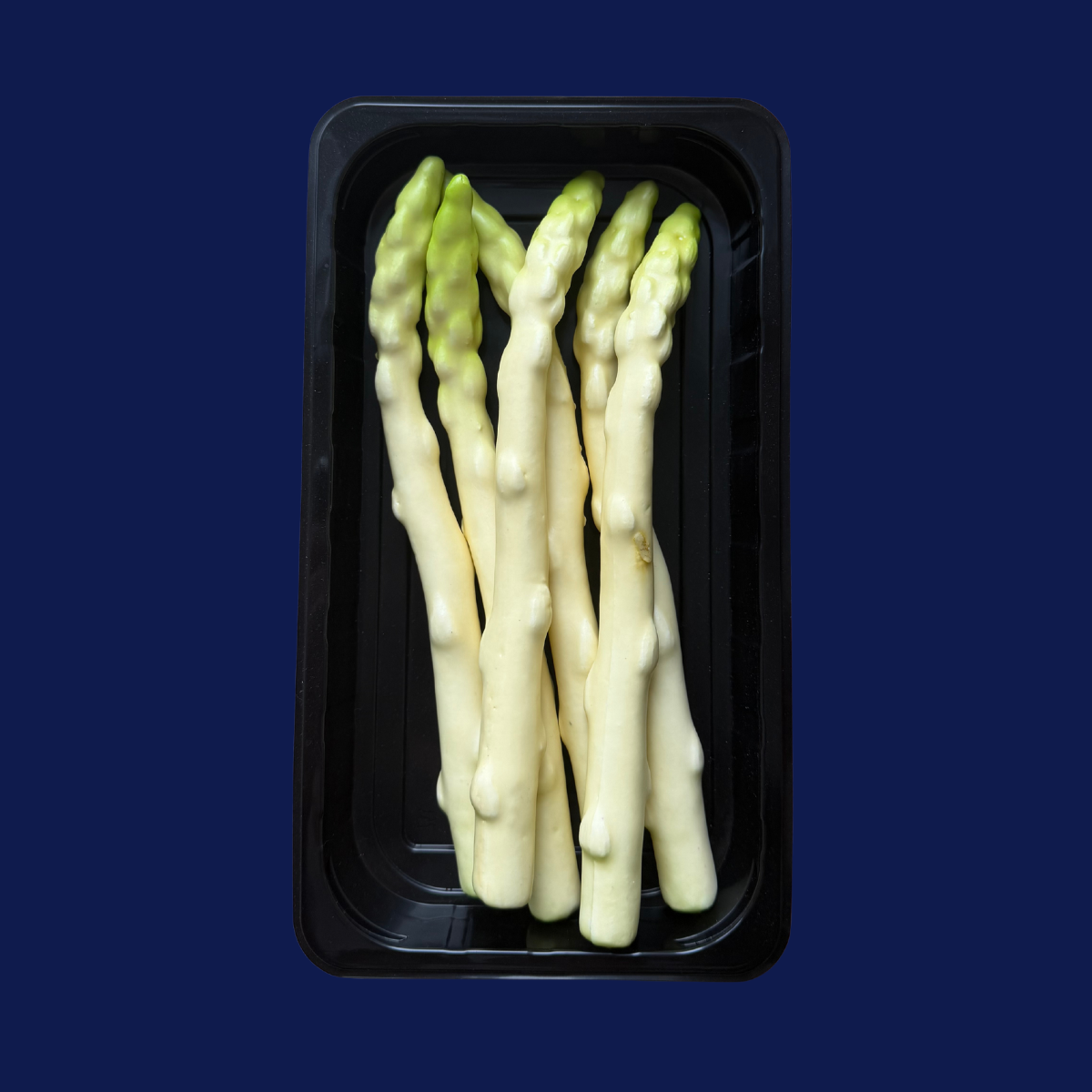 Siegelschale FS 266-32 für Spargel – 350 g, PP, schwarz
