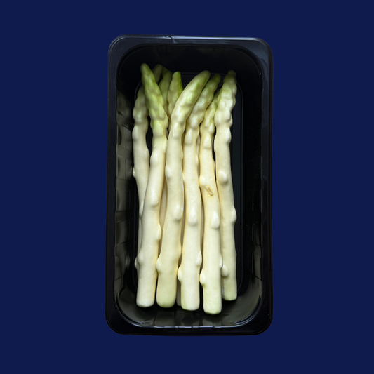 Siegelschale FS 266-47 für Spargel – 500 g, PP, schwarz