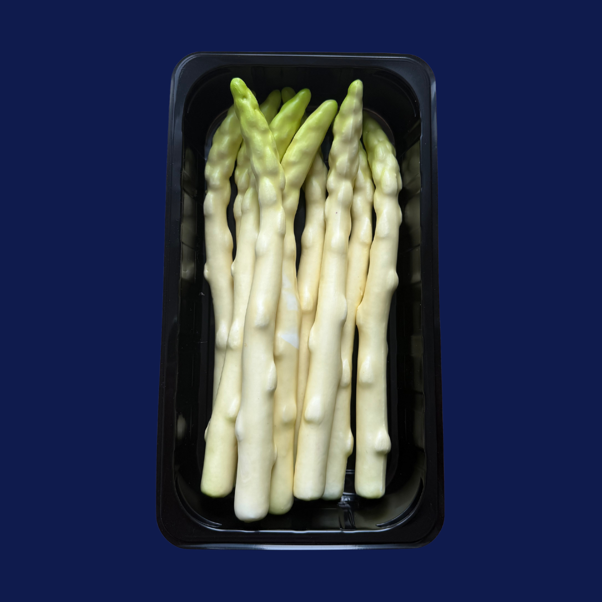 Siegelschale FS 266-65 für Spargel – 750 g, PP, schwarz